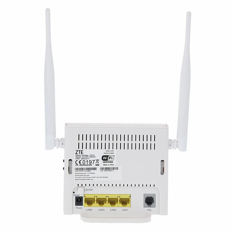 ZTE VDSL router model ZXHN-H168N