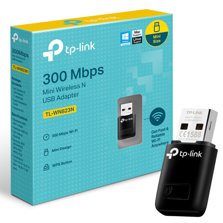TP-LINK TL-WN823N 300Mbps Wireless Mini USB Adapter
