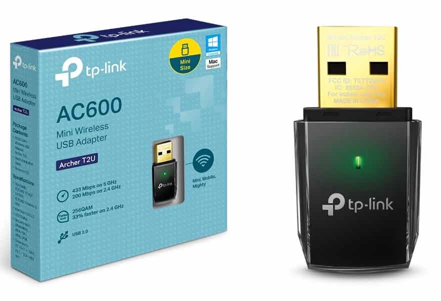 TP-LINK Archer T2U AC600 Wireless USB Adapter