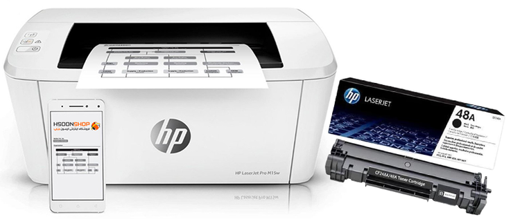 HP LaserJet Pro M15w Laser Printer