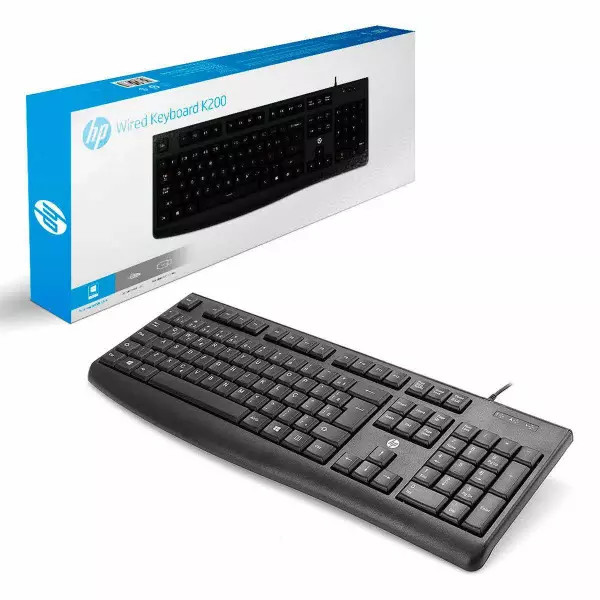 HP wired keyboard model K200