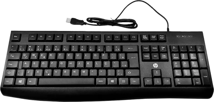 HP wired keyboard model K200