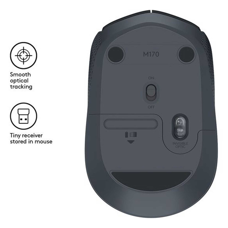 Logitech M171 Wireless Mouse 2.4GHz connection