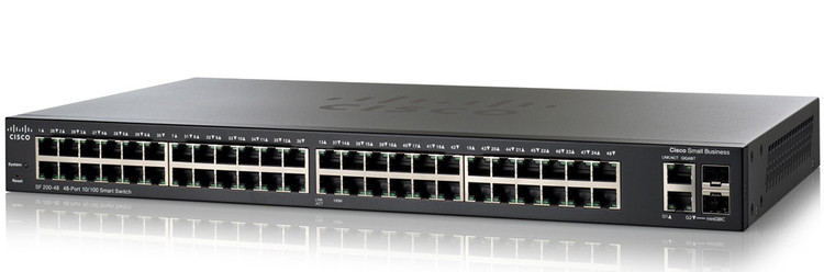 Cisco 48-port network switch model SF200-48