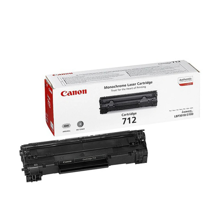 Canon Black Toner Cartridge Model 712