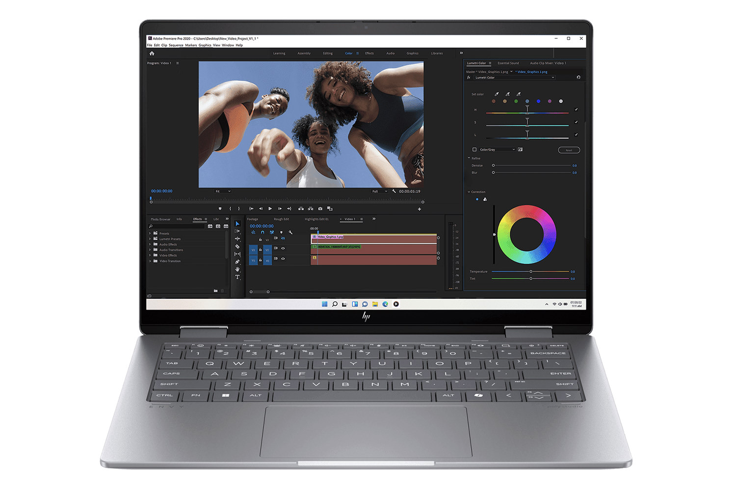 HP Envy X360 Core Ultra 7 155U-16GB 512SSD Touch 14-inch Laptop